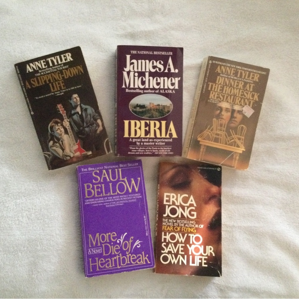 Five Vintage Classic Paperback Novels
